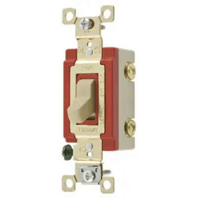 Interruptor de Palanca 20 A 120-277 V CA/  Grado Industrial/ Color Marfil. — HUBBELL · SKU HUB-4902I