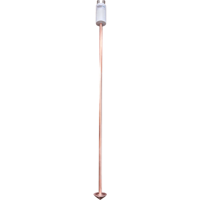 Electrodo Puesta a Tierra 20A / Cobre Electrolítico / Filtro Autoconectable / Compuesto 6 kg / 114 cm (44.9 in) — LINKEDPRO BY EPCOM · SKU LP-GROUNDV