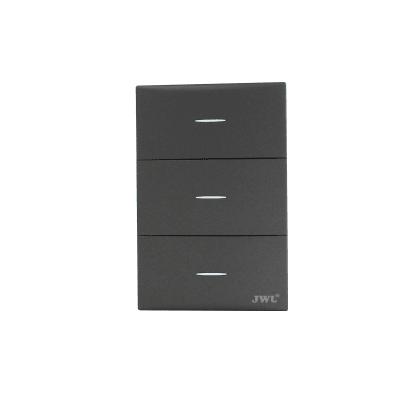 Placa con 3 Interruptores Sencillos  10 A 127 V  60 Hz. — JWJ · SKU JTL-G7709