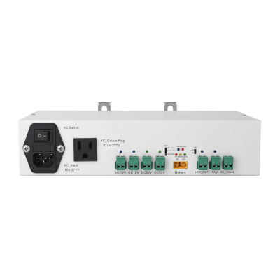 Fuente de Alimentación / 52V 3A + 12V 5A / Respaldo Batería / Riel DIN / Protecciones Sobrecarga-Cortocircuito / Telecomunicaciones — EPCOM POWERLINE · SKU EP-DR-5212-B
