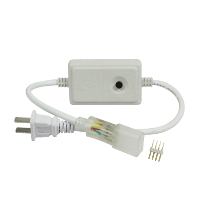 Adaptador de corriente con control de funciones manual, para manguerea Neón LED RGB JUML-5050-03. — JWJ · SKU JLP-M09