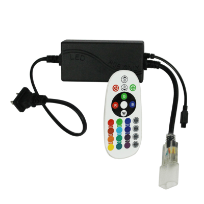 Adaptador de Corriente con Control de Funciones Remoto para Manguera Neón LED RGB JUML-5050-03. — JWJ · SKU JLPM-10