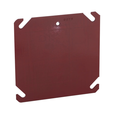 Tapa Cuadrada Para Caja Galvanizada de 4" / Color Rojo. — RACO · SKU HUB-911-8