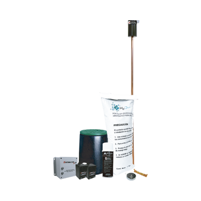 Kit de tierra física (VARIGROUND) con supresor de pico (SOHO) y accesorios de instalación., — TOTAL GROUND · SKU KIT-MASTER-SOHO