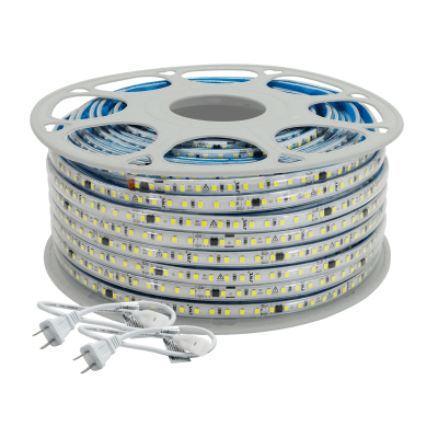 Manguera Led para uso Interior o Exterior / 50 m/ 127 V CA / 500 W Potencia / T.C.C. 6500 K / Color Blanco / Fuente de luz LED tipo SMD. — JWJ · SKU JUML-2835-07