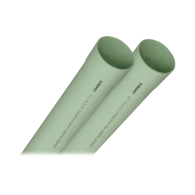 Tubo PVC Conduit pesado de 4" (100 mm) de 3mts  — CRESCO · SKU EMTUP4