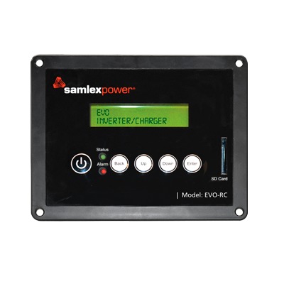 Control Remoto para Inversor Cargador  EVO-2212, EVO-3012, EVO-2224, EVO-4024 — SAMLEX · SKU EVO-RC