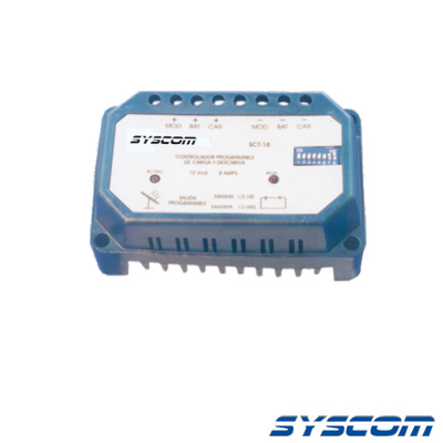 Tempocontrolador para Sistemas Fotovoltáicos 12 Vcc., 20 A. — SYSCOM · SKU SCT120MC