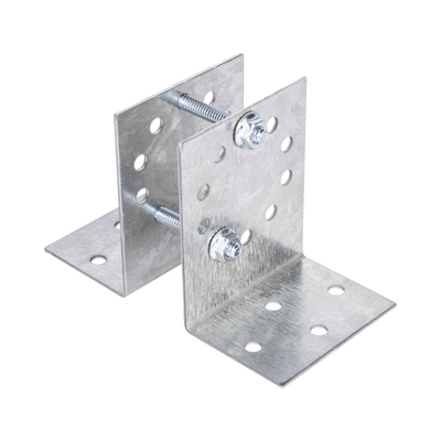 Base Multiposición para postes de paso o esquina en cercos electricos 100% Acero galvanizado. — EPCOM INDUSTRIAL · SKU BASESYSPOST-R2