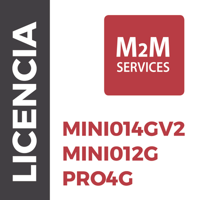 Servicio de datos por un Año para comunicadores  MINI014G/V2 y MINI012G, con eventos ilimitados. — M2M SERVICES · SKU VOUCHER1Y