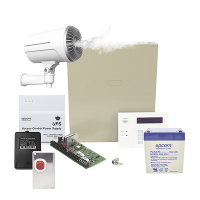 Kit de Panel de Alarma VISTA48LA con Generador de Niebla SF501P / Todo incluido  — HONEYWELL HOME RESIDEO · SKU VISTA48LAFOG/6160RF