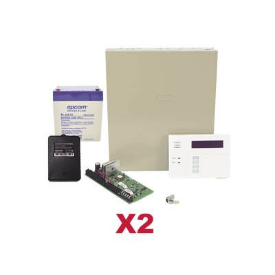 2 Paneles de Alarma VISTA48/6160RF Teclado Alfanumérico con Receptor Inalámbrico, Batería y Transformador — HONEYWELL HOME RESIDEO · SKU VISTA48DOBLE/6160RF