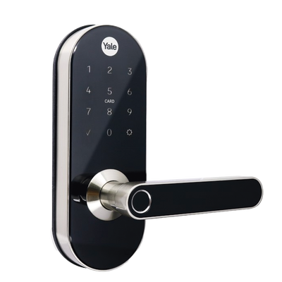 Cerradura Digital  YMC420 / con Teclado Táctil / lector de Tarjetas / Huellas /  Incluye HUB / compatible con YALE CONNECT — YALE-ASSA ABLOY · SKU MX81727