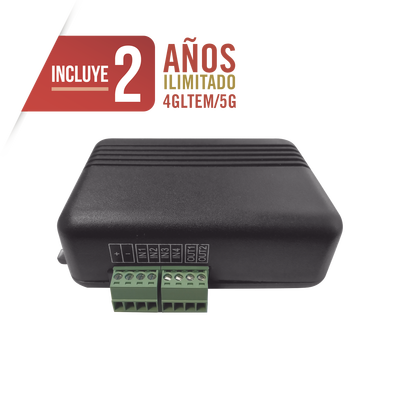 Controlador 4GLTEM / 4 ENTRADAS Y 2 SALIDAS / 2 AÑOS ILIMITADOS INCLUIDOS / Activacion Remota /Notificacion PUSH e EMAIL / APP SIN COSTO / Soporte para Reporte a Central de Alarma — M2M SERVICES · SKU MQ03-LTE-M