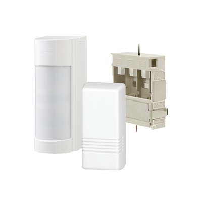 Detector de Movimiento Pasivo con Transmisor 5816 para alarmas Honeywell/ Inalámbrico / 100% Exterior  — OPTEX · SKU VXI-R-WH