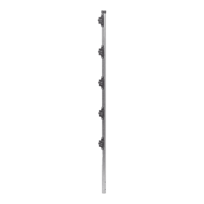 Poste de Paso de 1.2m para Cerca Electrificada.Tubo Galvanizado cal. 18 de 1"Diam. con Tapón y 5 Aisladores Instalados. — EPCOM INDUSTRIAL · SKU SYS-POST-3