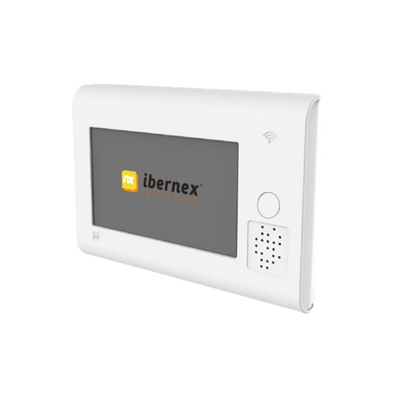 Consola de Superficie para Hospital / Puesto de Control de Enfermería / Pantalla Táctil 7" / PoE / SIP / RFID / Compatible con NX0019/B, NX1021 y NX0015 — IBERNEX · SKU NX1075