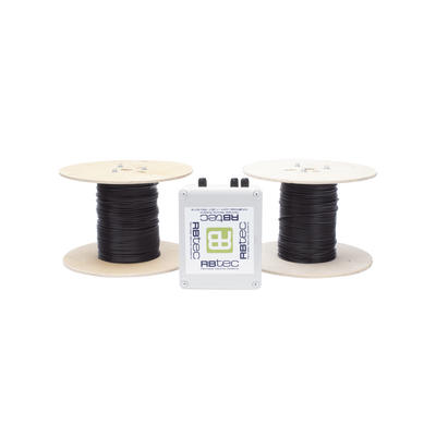 MICALERT Cable Sensor para Paredes, barandales, rejas rigidas / 2 zonas de 152 metros / 304 Metros de protección total/Tarjeta LPU400/Calibración via software — RBTEC · SKU MIC-2Z-500-V2