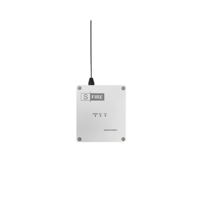 Receptor inalámbrico / 2500 metros de cobertura / 2 salidas de relevador tipo C  — SFIRE · SKU SF-LORA-REC-2