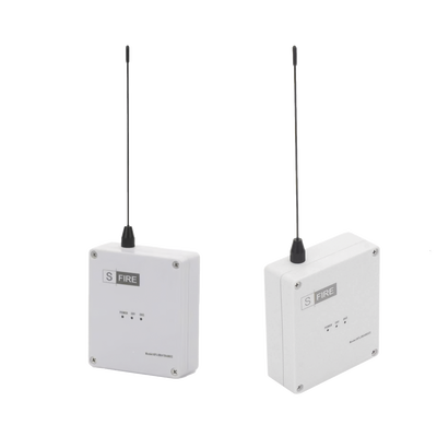 Aplicaciones de alta exigencia / KIT de Transmisor - Alimentación a 12Vcc / Receptor inalámbrico / Distancia máxima de transmisión 2500 metros (Linea de vista)  — SFIRE · SKU SFLORAKITDC