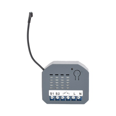 (ZWAVE) Micro modulo On/Off , para 1 circuito, doble control — SMARTHOME BY EPCOM · SKU MHS220