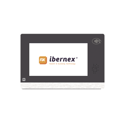 Terminal de Habitación IP / Lector RFID 125 KHz / Audio Bidireccional / SIP / PoE / Pantalla Táctil 9" / Compatible con NX1071 y NX1075 — IBERNEX · SKU NX1042
