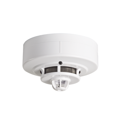 Detector de humo fotoeléctrico con detector de temperatura, conexion a 2 hilos — SFIRE · SKU SF-119-2H