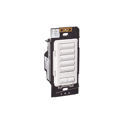 (RadioRA2) Botonera 5 botones hibrida, requiere cable neutro para el control del circuito. — LUTRON ELECTRONICS · SKU RRDHN5BRLWH