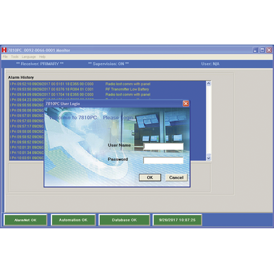 Software de Recepcion de Eventos de Alarma por IP o 3G/4G No requiere IP Publica Fija o Servicios de Nombres de Dominio DDNS — HONEYWELL HOME RESIDEO · SKU 7810PC-AM