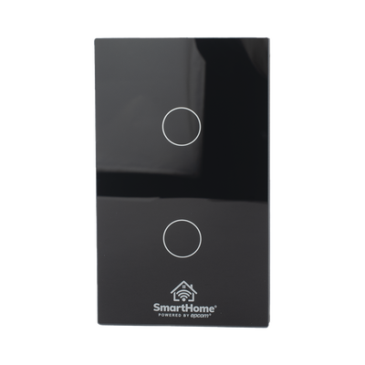 (ZigBee) Apagador switch inalámbrico ZigBee, control de 2 regresos de carga, 110V — SMARTHOME BY EPCOM · SKU SHS212Z