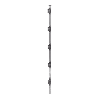 Poste de Paso de 1m para Cerca Electrificada de Tubo Galvanizado cal. 18 de 1"Diam. con 5 Aisladores Instalados. — EPCOM INDUSTRIAL · SKU SYS-POST-3-R2