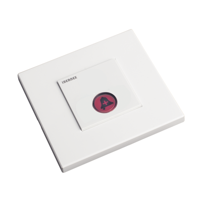 Botón de Llamada Iluminado con Lector RFID 125 KHz, BUS RS485, Compatible con NX0019/B, NX0015 Y NX1021 — IBERNEX · SKU NX0397/R