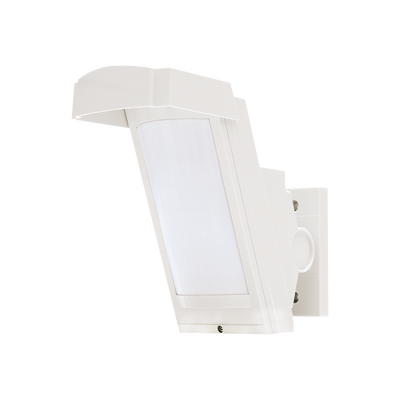 Detector de Movimiento PIR Antimascara / 100% Exterior /  Inalambrico (Alimentación) / Hasta 12 metros a 85°; de cobertura/ Instalación a 3 metros / Compatible con cualquier panel de alarma — OPTEX · SKU HX-40RAM