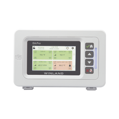 Monitor IP de temperatura de 34 zonas para condiciones críticas y extremas, soporta 4 cableadas y 30 inalámbricas. — WINLAND ELECTRONICS · SKU EAPRO-GTWY