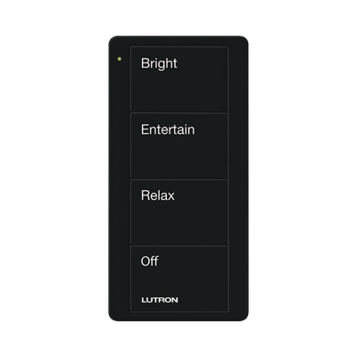 Control remoto inalambrico PICO, con escenas predefinidas para espacio en sala.. — LUTRON ELECTRONICS · SKU PJ24BGBLP03