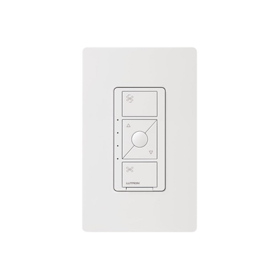(Caseta Wireless) Control de velocidad inalámbrico para ventilador de techo, un solo polo. — LUTRON CASETA WIRELESS · SKU PDFSQNWH
