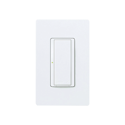 Switch interruptor on/off, 8A iluminacion, 1/10HP fan @120V,  120-277 V, no requiere cable neutro. — LUTRON ELECTRONICS · SKU MRF2S8SDVWH