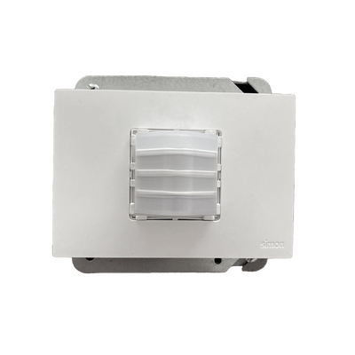 Marco blanco con placa metalica para caja americana  — IBERNEX · SKU AS316S