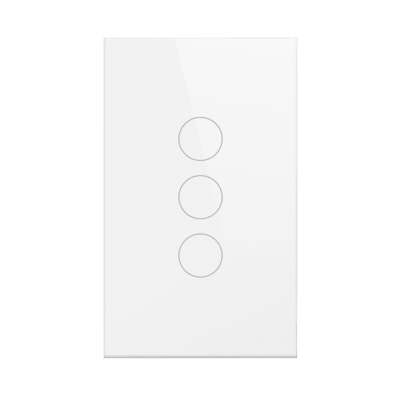 (Wifi) Apagador switch inalámbrico WIFI, control de 3 regresos de carga, 110V — SMARTHOME BY EPCOM · SKU SHS413WWH