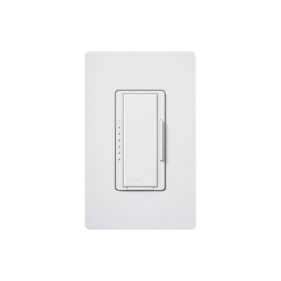 Atenuador inalámbrico con señal ClearConnect, iluminación 150W CFL/LED, 600W incandescente halógeno, 600 VA MLV,  120 V, no requiere neutro — LUTRON ELECTRONICS · SKU MRF2S6CLWH