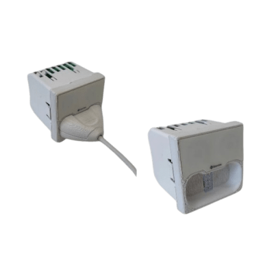 Módulo de Pared para Pulsadores de Cama / Conector Magnético / Dimensiones 45x45 mm / Material ABS Anti-Microbiano / Compatible con NX0881/MG — IBERNEX · SKU NX0080/MG