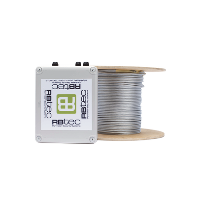 Kit de Cable Sensor Perimetral IRONCLAD para Cercas Ciclónicas / 152 METROS / 1 ZONA / Sin Falsas Alarmas por Viento / TODO Incluido/TARJETA LPU400/ Calibración por Software — RBTEC · SKU IROC-1Z-500-V2