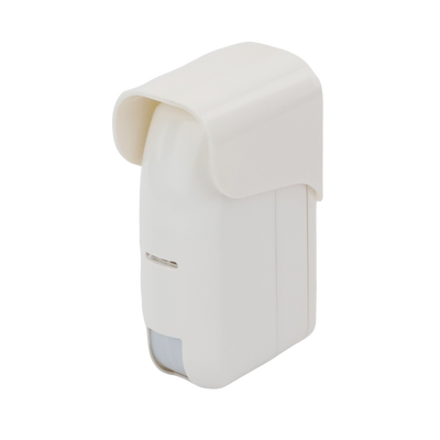 Sensor de Movimiento Tipo Cortina / 100 % Exterior / Alimentado por baterias / Doble tecnologia MW & PIR / Compatible con cualquier panel de alarma — Politec · SKU NATWSI