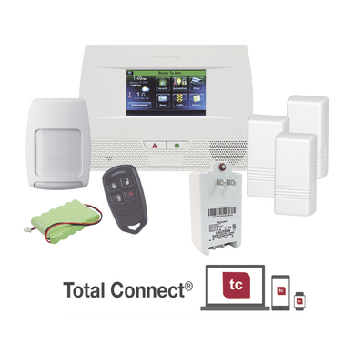 Panel de Alarma Inalambrico Autocontenido con Pantalla Touch L5210, integrable a casa inteligente usando servicio de Total Connect — HONEYWELL HOME RESIDEO · SKU L5210-PK