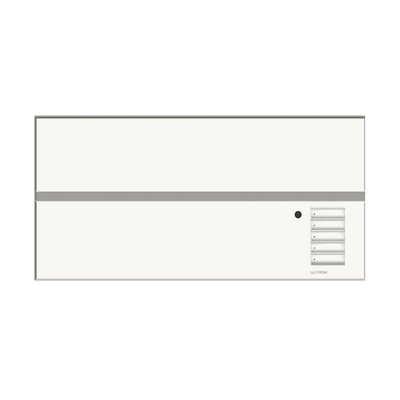 Grafik Eye Qs Unidad de control para 6 zonas. control de múltiples grupos de luminarias o cortinas. Integrelo con un RRMAIN o independiente. — LUTRON ELECTRONICS · SKU QSGRJ6PWH