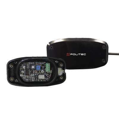 Sensor Inteligente Universal / Anti-trepa de intrusos / Para muros, mallas ciclonicas, rejas, paredes, andamios, vidrio, cristales, etc / Sin falsas alarmas /Protección de 5 metros de diámetro / Integración con cualquier panel de alar — Politec · SKU GAPID-6