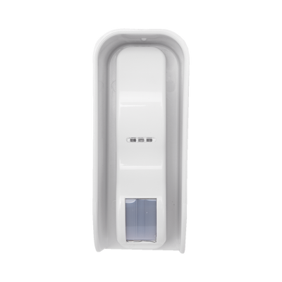 Sensor de Movimiento Tipo Cortina / 100 % Exterior / Alimentado por baterias / Doble tecnologia MW & PIR / Compatible con cualquier panel de alarma — Politec · SKU NATSENSORWS