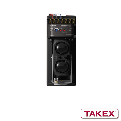 Barrera de 2 haces, con una sola frecuencia, con Protección de 20 m en Exterior y 40 m en Interior. — TAKEX · SKU PB20TE