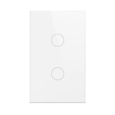 (ZigBee) Apagador switch inalámbrico ZigBee, control de 2 regresos de carga, 110V — SMARTHOME BY EPCOM · SKU SHS212ZWH