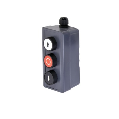 Botonera Triple de USO RUDO Para Barreras Vehiculares, Operadores Corredizos y Abatibles.  — ACCESSPRO · SKU XBS-SW-01